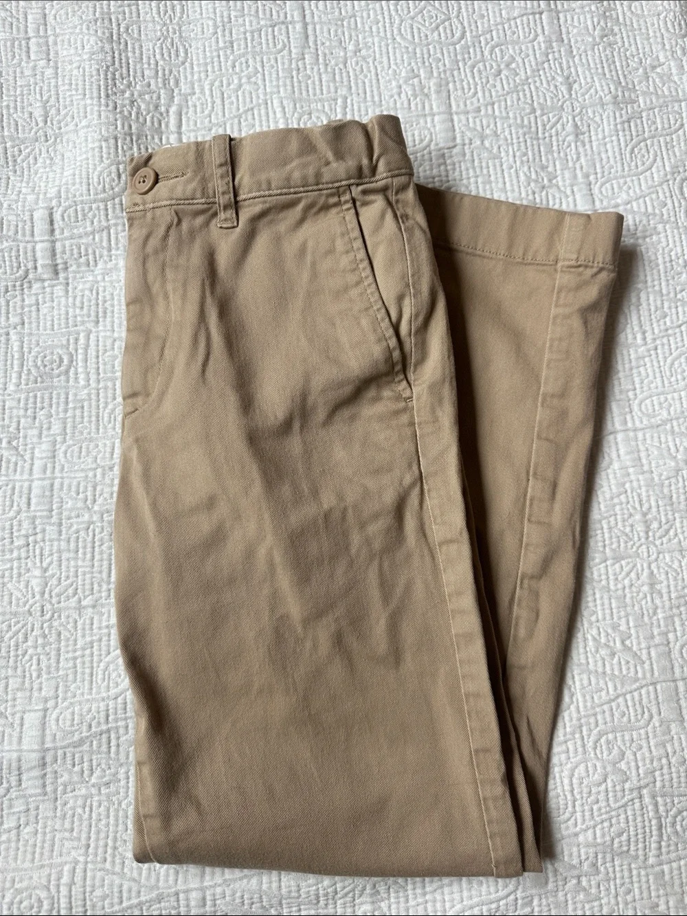 Crewcuts Boy’s Khaki Straight-Leg Chinos